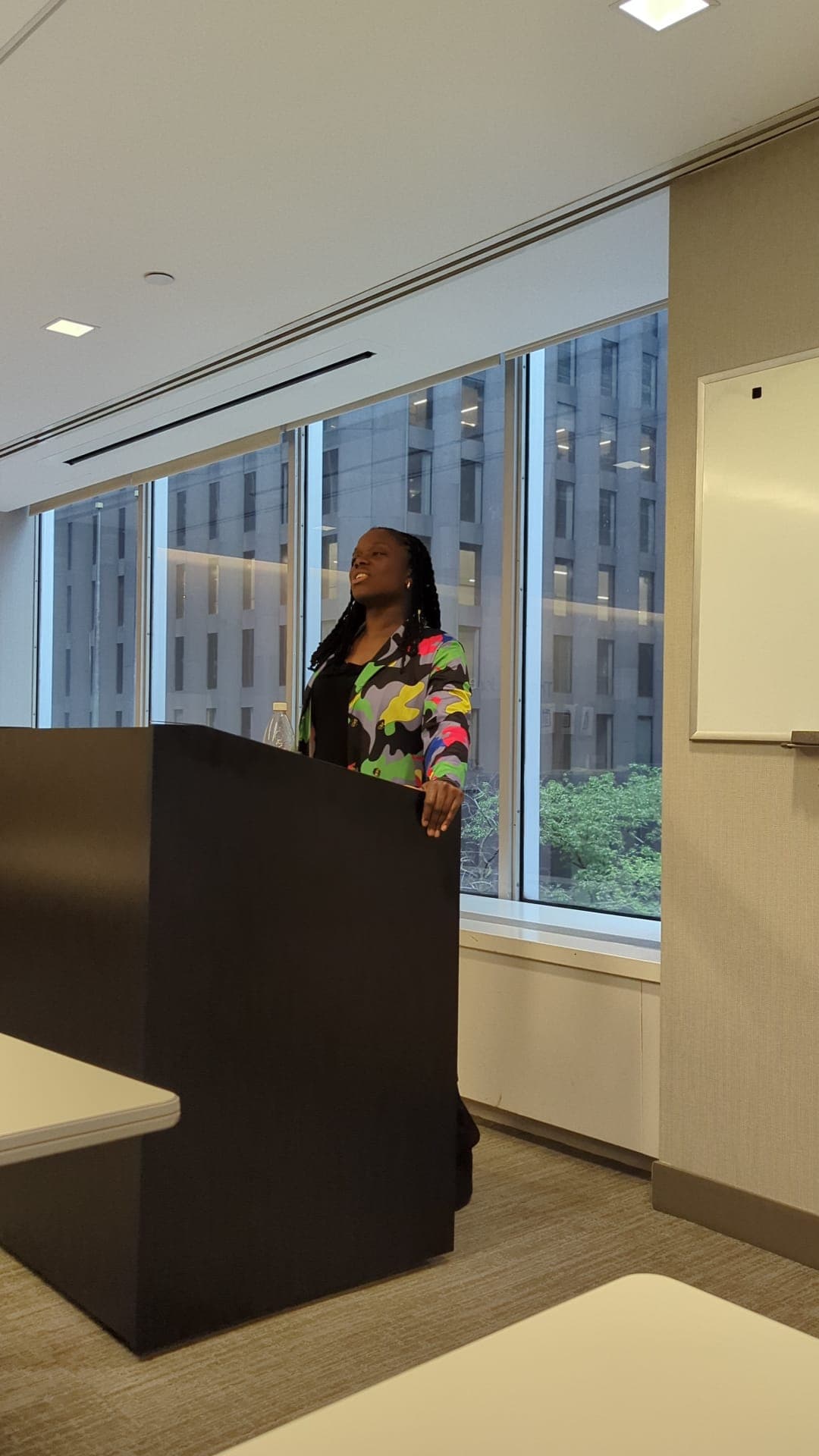 Dominique Wells speaking