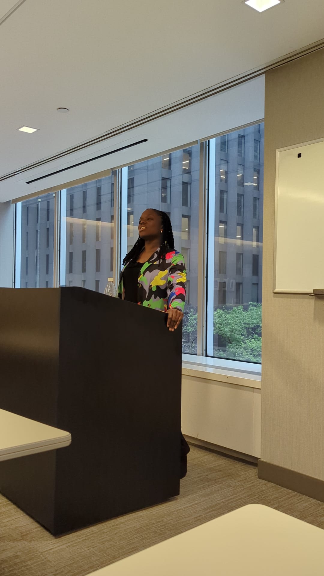 Dominique Wells speaking